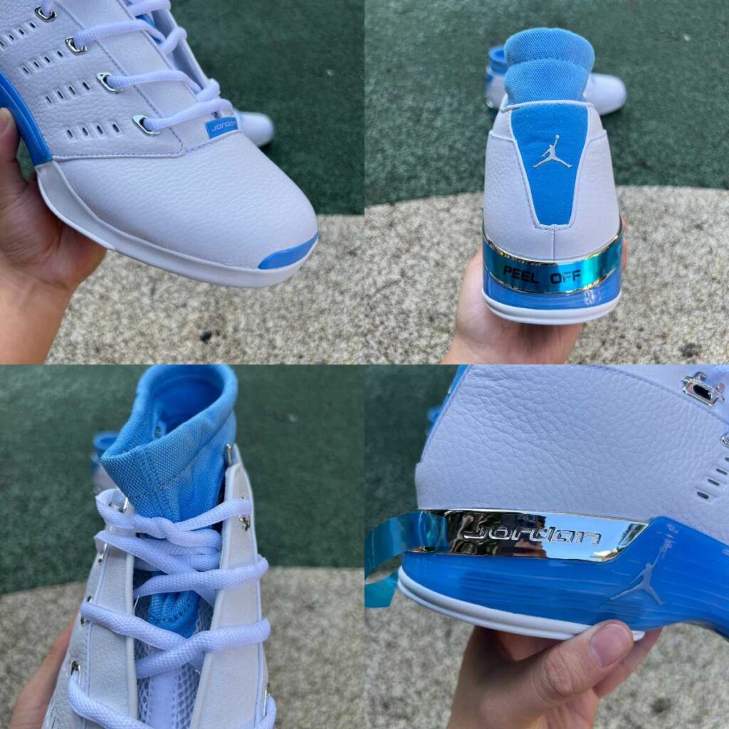 fake jordan 17 low university blue details