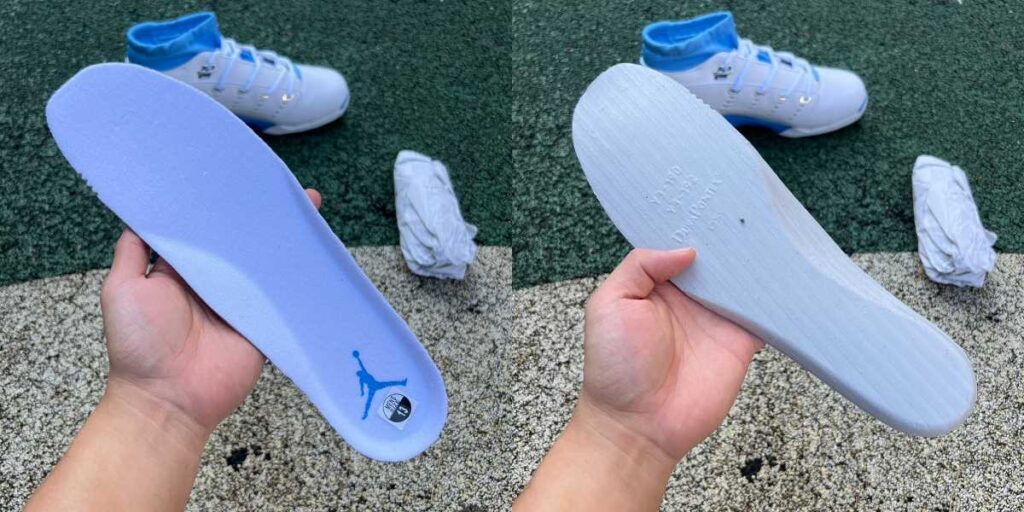 fake jordan 17 low university blue insole