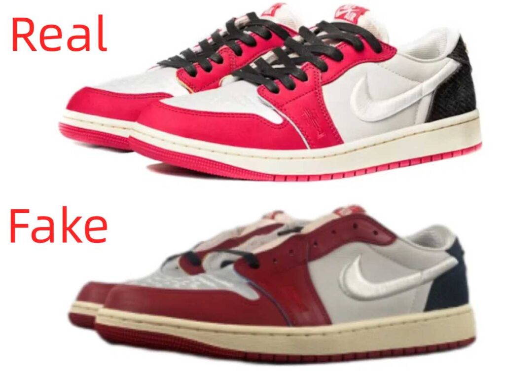 jordan 1 low trophy room rookie card home fake vs real