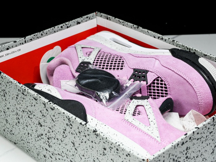 fake jordan 4 orchid 2