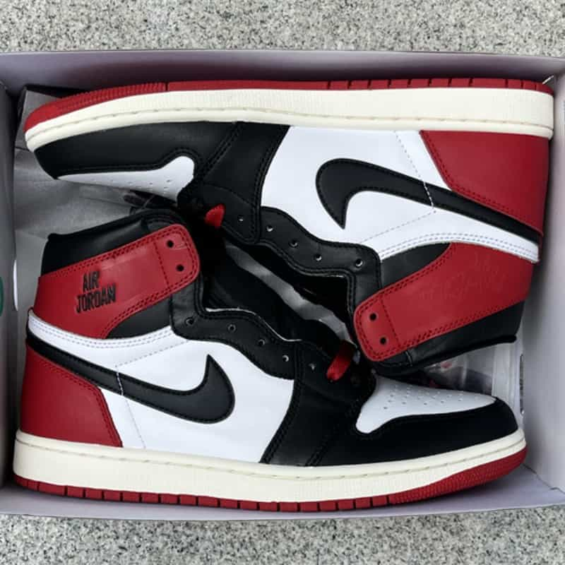 jordan 1 black toe reimagined replica