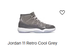 jordan 11 mid cool grey