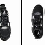 fake jordan 4 white thunder vs real 2