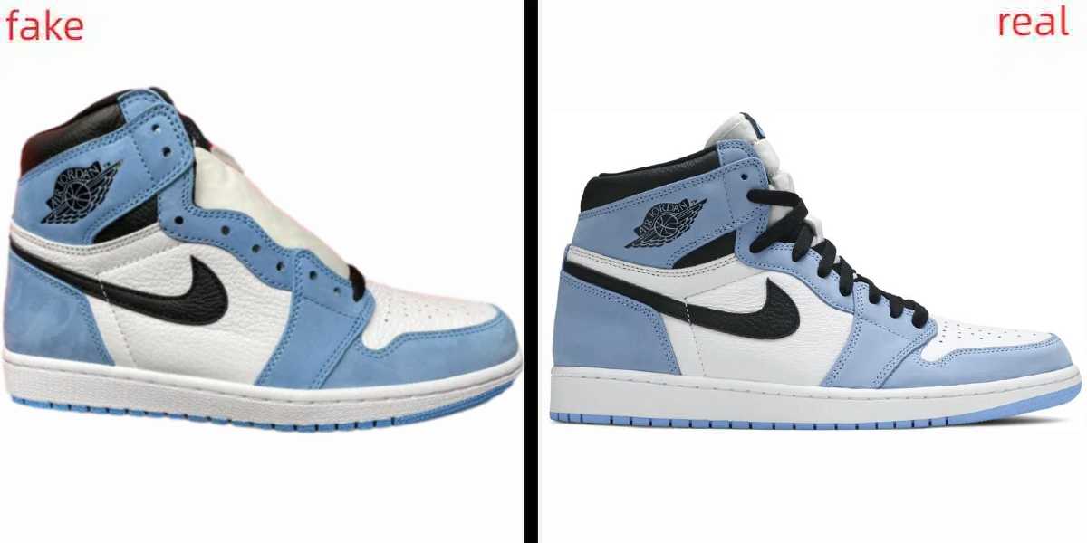 Jordan 1 University Blue Real Vs Fake (Graphic Tutorial)